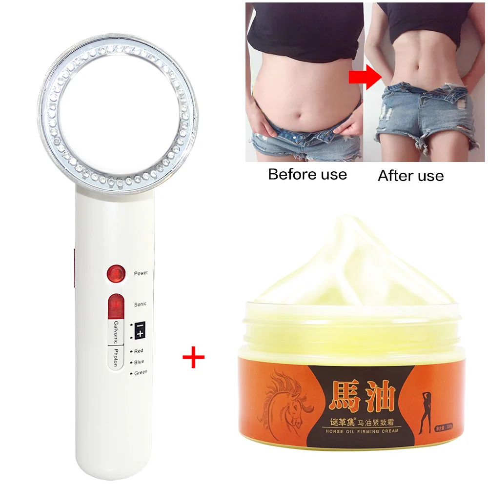 

Ultrasound Cavitation EMS Body Slimming Massager Ultrasonic Wave Therapy Weight Loss Anti Cellulite Fat Burner Galvanic Infrared