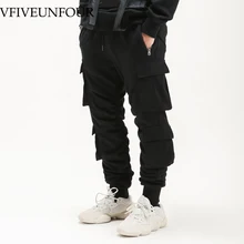 VFIVEUNFOUR 2019 New Arrivals pants street wear hip hop pockets joggers cargo pants men track pants trousers  mens clothing 