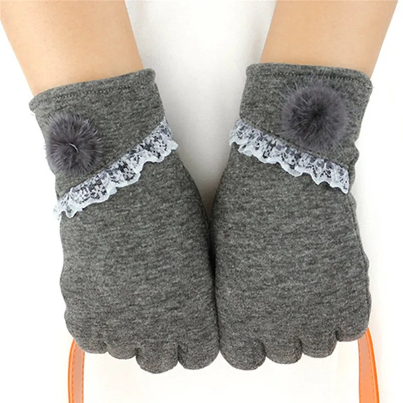2017 Горячие Зимние женские модные теплые перчатки женские перчатки до запястья Сенсорный экран перчатки полный митенки для пальцев