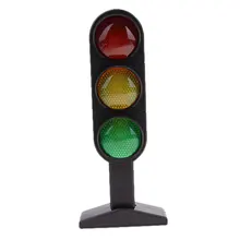 Реальный человеческий голосовой светофоры Signal Simulation Transportation Light Детская обучающая игрушка Модель сцена аксессуар