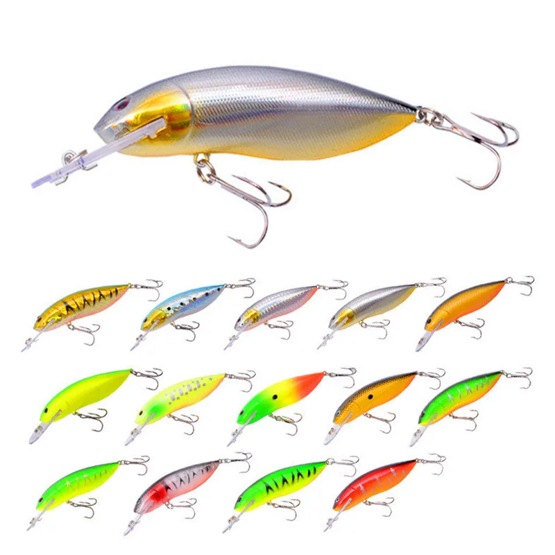 

New type of bait, various colors, squid crank 105mm 12.5g, crank bait boxed crank bait quality fishing bait