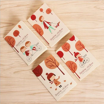 

1PCS new super cute soft leather notebook Korean portable pocket this cartoon animal record book office and school supplies