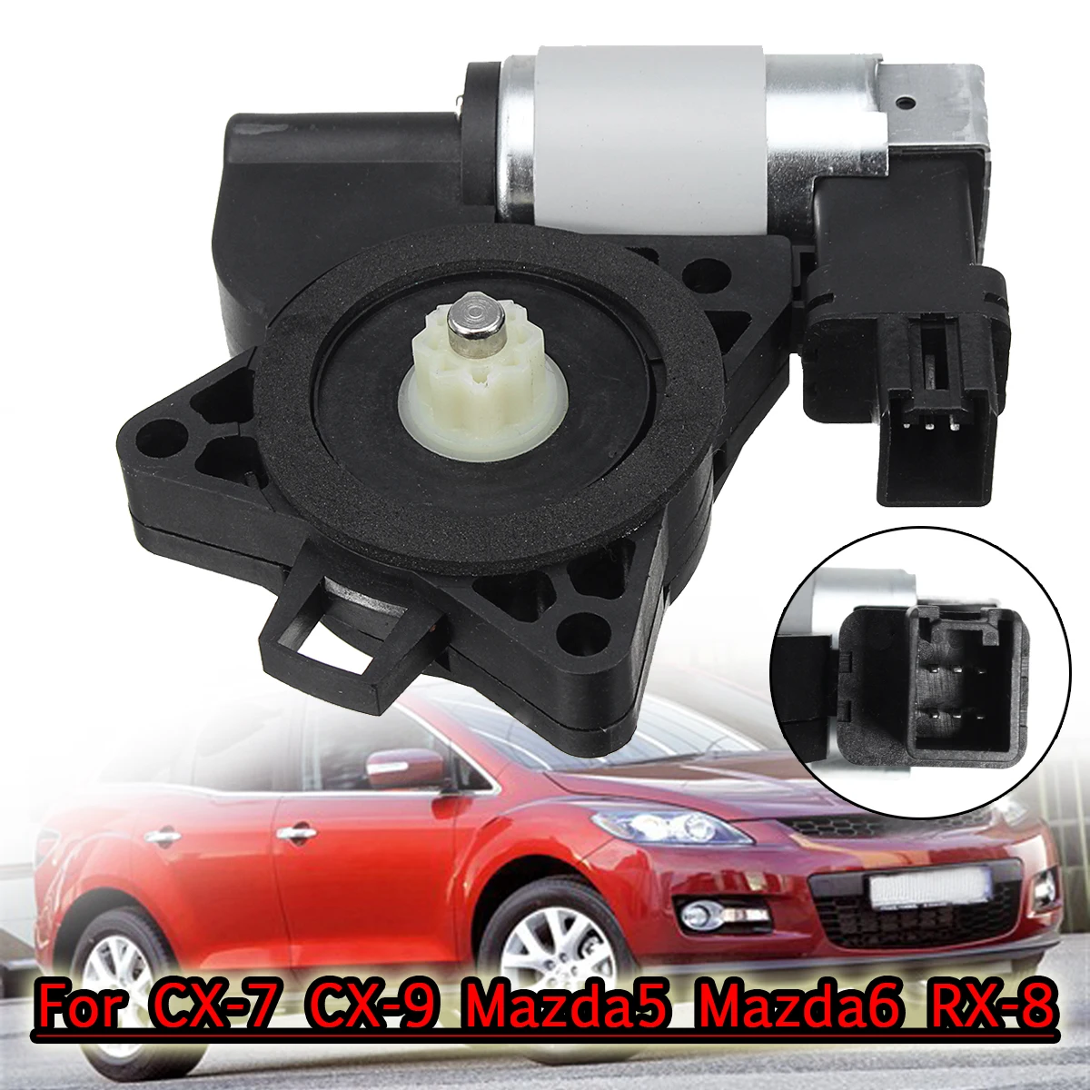 

Drivers Front Power Window Lift Regulator Motor CX-7 CX-9 for Mazda 5 for Mazda 6 RX-8