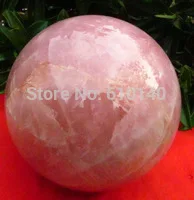 

K0426LL NATURAL ROSE QUARTZ CRYSTAL SPHERE BALL Healing