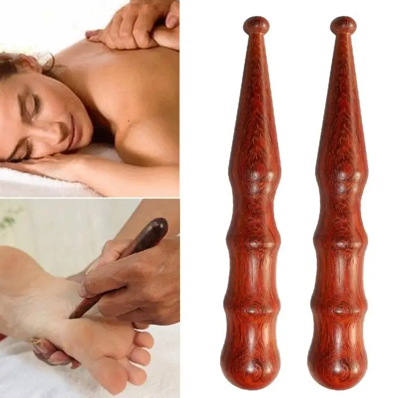 Деревянный спа-массаж ног физиотерапия Рефлексотерапия Тайский массаж ног диаграмма здоровья Бесплатный массажный Стик инструмент 15 см