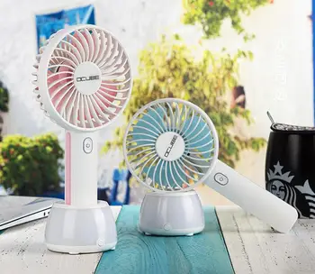 

HobbyLan Cute USB Fan Super Fast Charger Mini Fan Quick Mobile Phone Charger With LED Night Light d20
