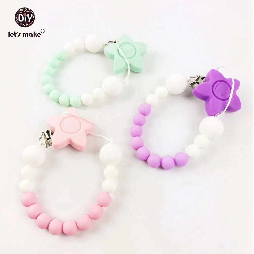 Buy Let's Make Baby Pacifier Holder Teething 3PCs/lot