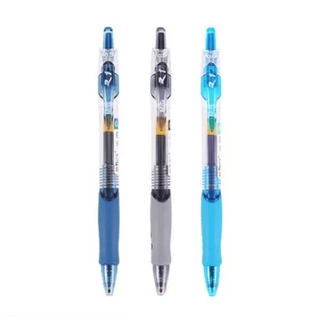 

Gel pen 0.5mm press-type pen learning signature pen 12pcs/lot