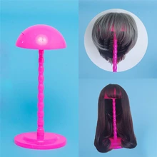 Стенд для парика пластиковая розовая голова-манекен парик для волос шляпа Салон Манекен Держатели для головы портативный стабильный инструмент для укладки