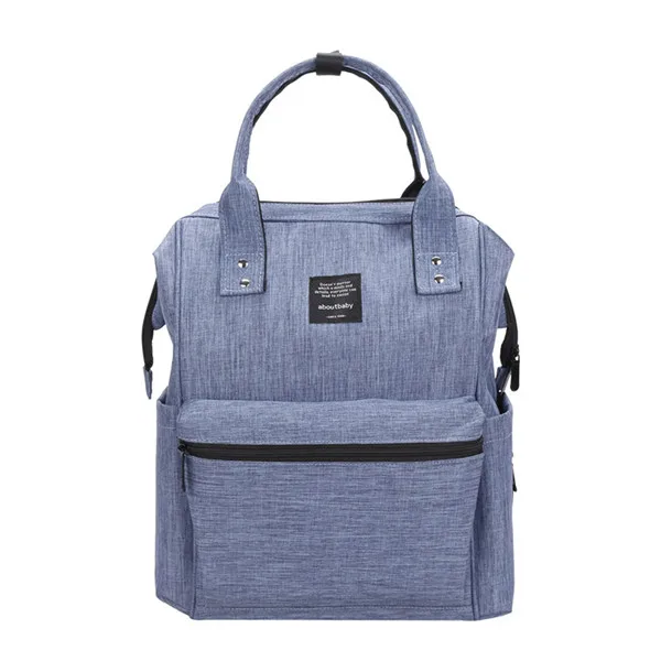Модная сумка для подгузников для мам, сумка для подгузников для мам, рюкзак для коляски, органайзер для детских подгузников, сумки для мам, рюкзак для путешествий, большая ВМЕСТИТЕЛЬНОСТЬ - Цвет: Blue
