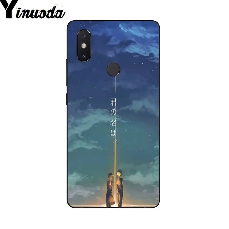 Чехол Yinuoda кимононава с вашим именем для телефона японским аниме Xiaomi Mi 6 Mix2 Mix2S Note3 8