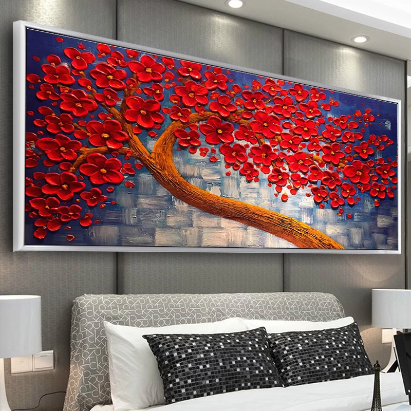 

Youran Full Round 5D DIY Diamond Painting Flower Tree Hand Paint Oil Painting Diamond Embroidery Cross Stitch Rhinestone Mosaic