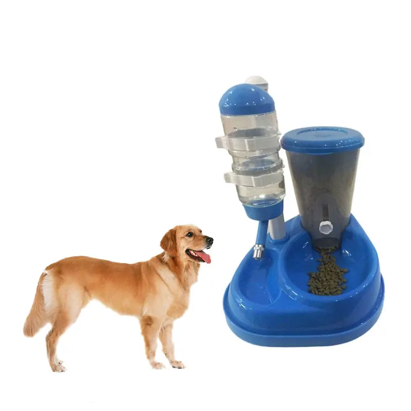 2 в 1 Пэт автоматический питьевой фонтан большой емкости для кошек, собак, кроликов, кормушка для домашних животных