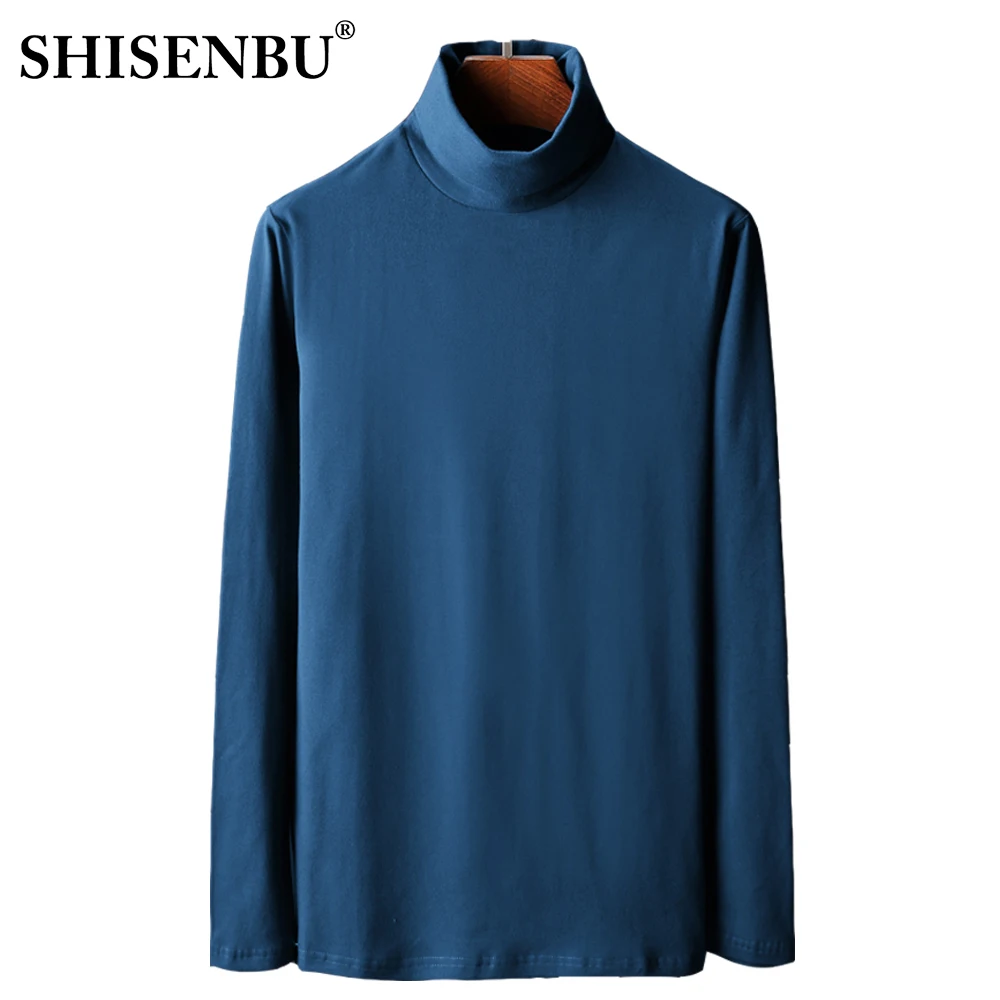 95% Cotton Undershirts Long Sleeve bodysuit Fitness warm Inner Undershirts close-fitting Relax Stretch men clothes oversize 4xl (5)