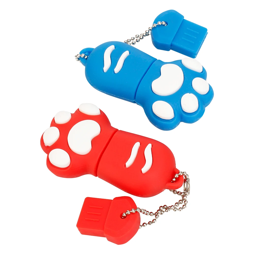 Usb Flash Drive 64GB Cute Cartoon Cat Paw Pen Drive 4G 8GB 16GB 32GB 64GB Usb Stick High Speed Pendrive High Quality Thumbdrives (5)