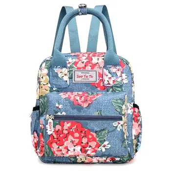 

2019 new fashion multi-function flower Female backpack girl backpack travel bags Teenage girl backpack student schoolbag