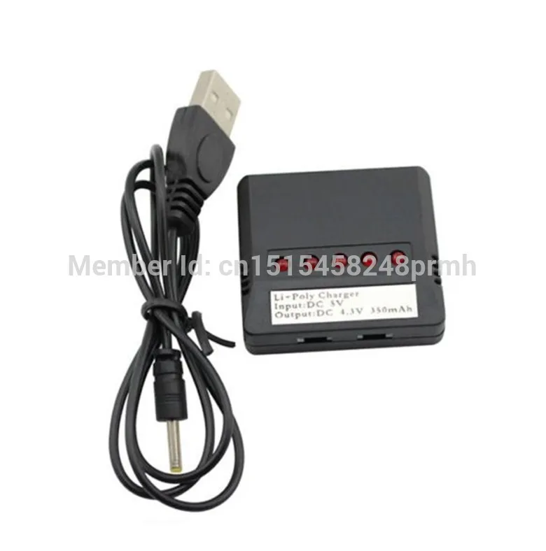 3 7 В Lipo батарея 5 в 1 зарядное устройство для Syma X5SW X5C X5C-1 X5SC Hubsan 107C 107D 107L Udi U816A U830