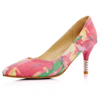 

Fashion Spring Sexy Red Bottom Shoes Broken Beautiful Fine With High Heels Pointed Mouth Shallow Women Shoes H161