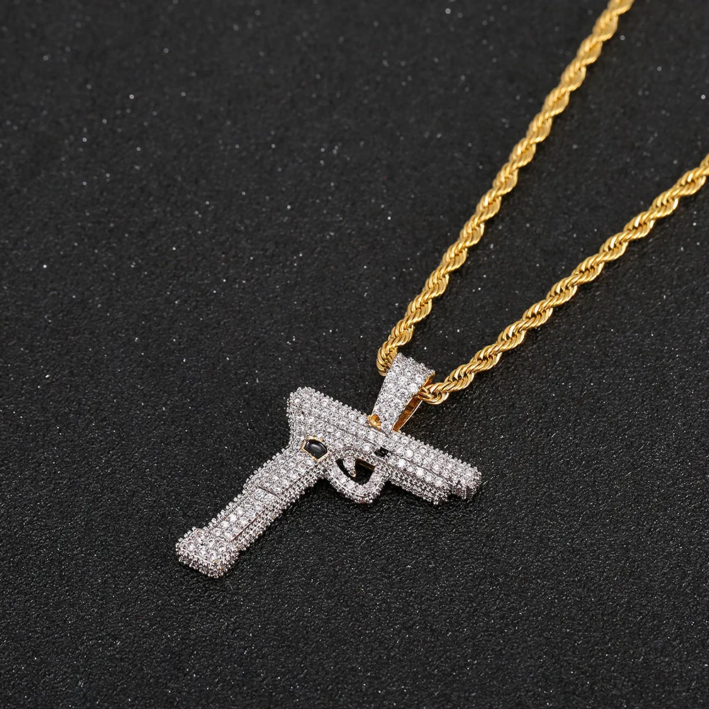 В стиле хип хоп с креплением микро паве ААА кубического циркония Bling лед из