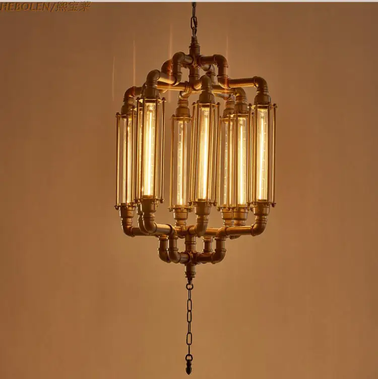 

Vintage Country Retro Pendant Lights Steam Punk Industrial Style Single Head With Edison Light Bulb Corridor Restaurant Lamps