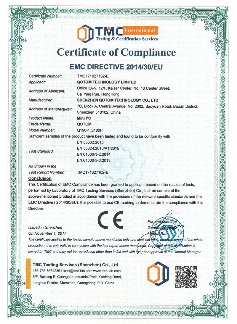 Q190P EMC