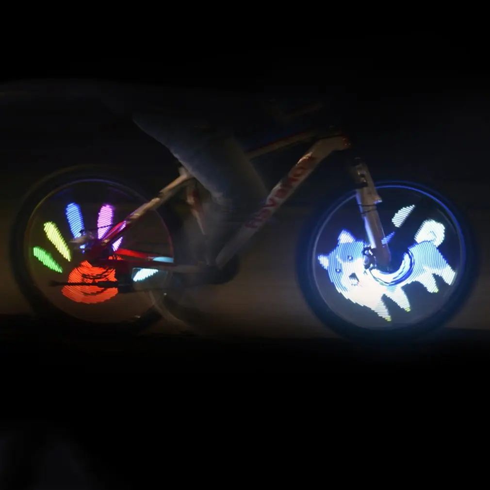 

Programmable DIY USB Rechargeable Bike Spoke Light Bicycle Wheel Tire Light D020P Waterproof Colorful Wheel Light RGB LED Light