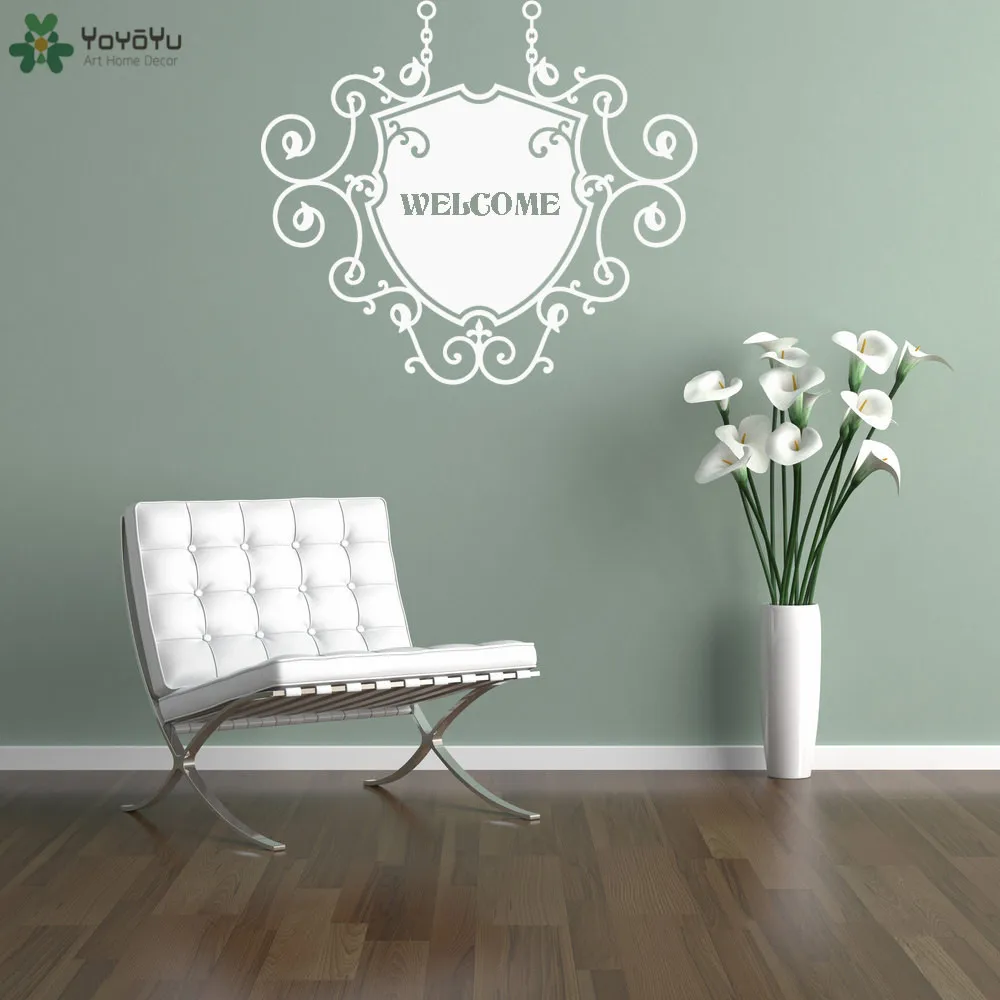 Personalized Words Wall Stickers Modern Design Quotes Hanging