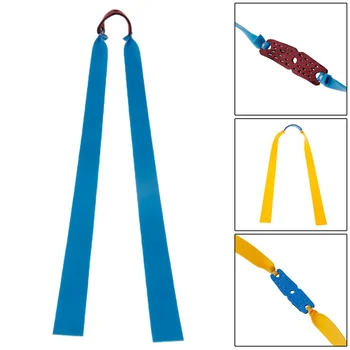 

IQiuhike 2018 NEW 10Pcs Slingshot Rubber Band Hunting Outdoor Elastic Sport Tactical Flat Catapult