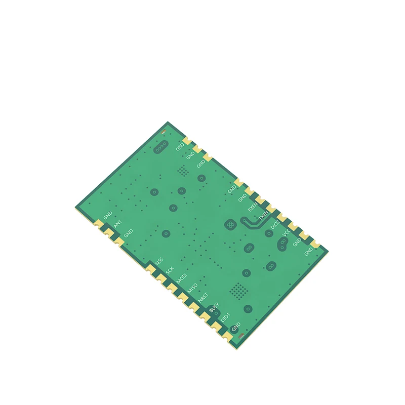 Беспроводной приемопередатчик LORAWAN SX1268 LoRa TCXO 433MHz ebyte E22-400M30S SMD 30dBm IPEX с отверстием для штампов, радиочастотный модуль с большим диапазоном 433 Mhz