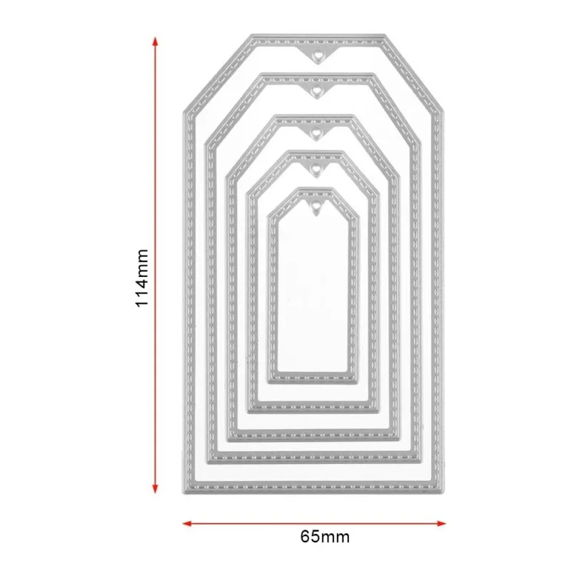 5 шт./компл. этикетки металлический каркас Трафаретный вырубной штамп комплект трафареты сделай сам для скрапбукинга декоративные Бумага карты высечки шаблон Ремесла