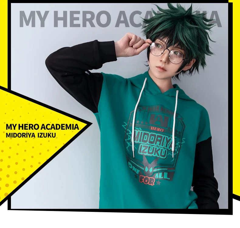 Новые костюмы для косплея «My Hero Academy Boku no Hero Academy», Midoriya izku, хлопковые толстовки с капюшоном для подростков, куртки, толстовки, топы