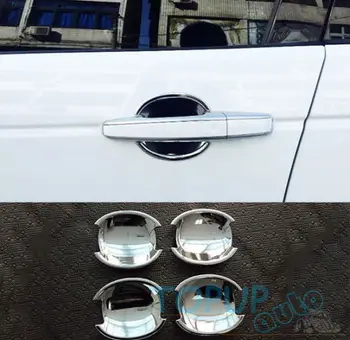 

FIT FOR 2015-DISCOVERY SPORT CHROME DOOR HANDLE BOWL COVER CUP CAP CAVITY TRIM FIT FOR 2015- LAND ROVER DISCOVERY SPORT