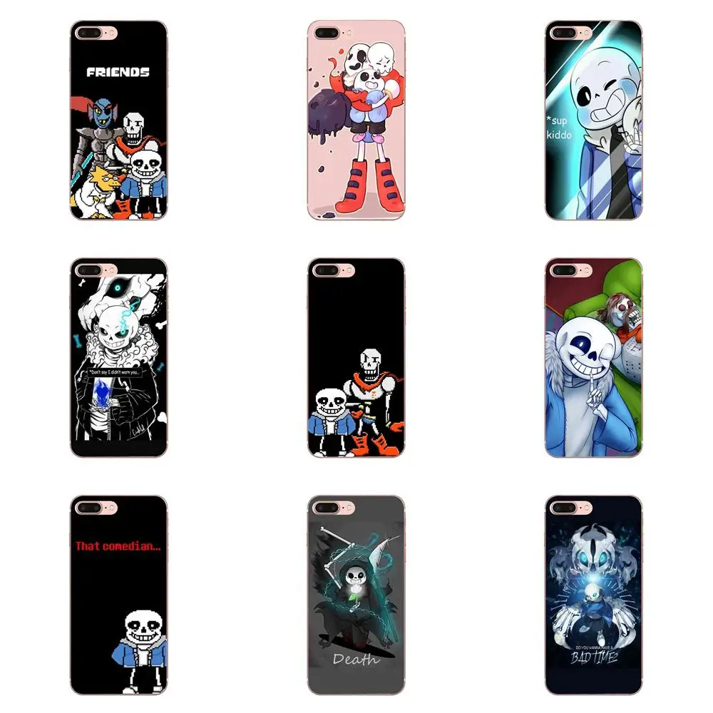 Для Galaxy J1 J2 J3 J330 J4 J5 J6 J7 J730 J8 2015 2016 2017 2018 mini Pro TPU популярный модный Undertale Sans |