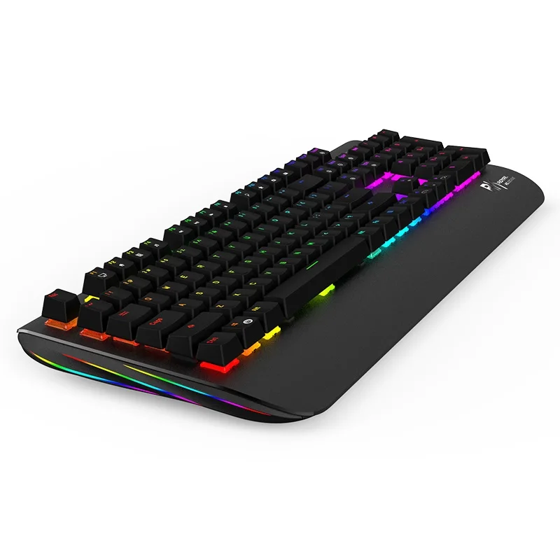 Royal Kludge Black Shodow металлическая панель RGB с подсветкой USB Проводная Механическая