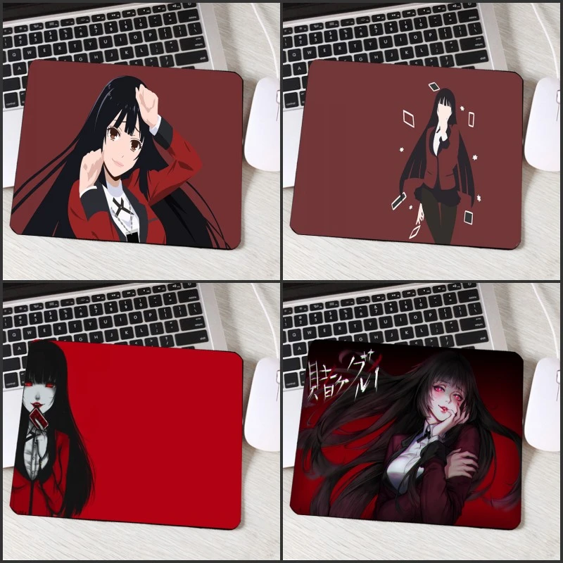 Mairuige Hot Anime Pattern Printed Diy Mousepad Cute Animation Girls Jabami Yumeko Kakegurui Comic Mini Pc Game Gaming Play Mats Mouse Pads Aliexpress
