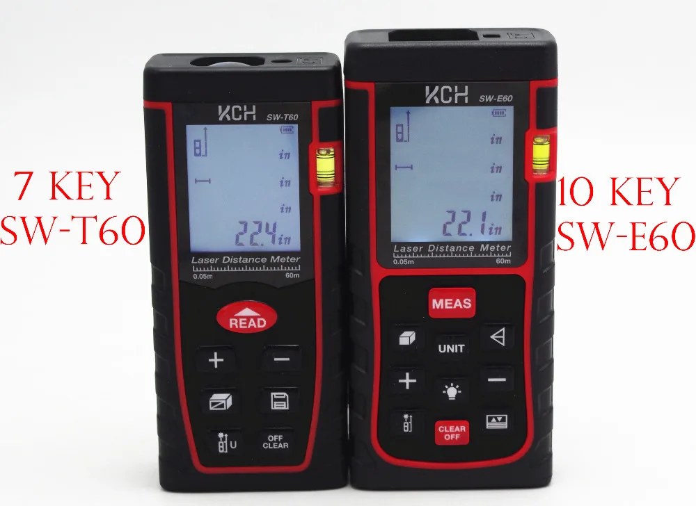 1 шт. цифровой лазерный дальномер 10 клавиш/7 клавиш 60 м|distance meter range|digital laser distance
