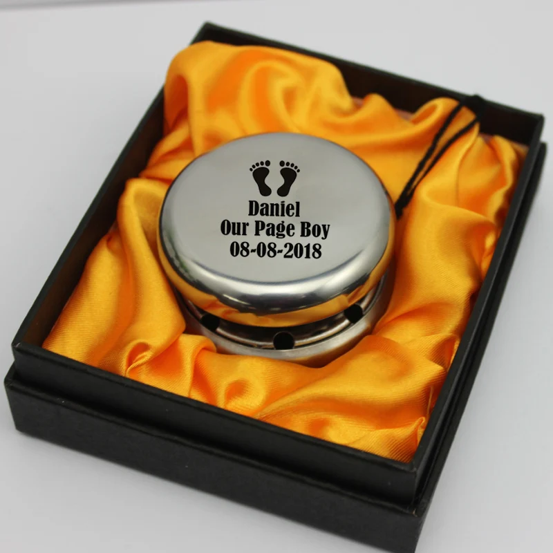 

Free Shipping Fashion Round Stainless Steel Silver yoyo Toy for Kids in black gift box ,personalized logo accept