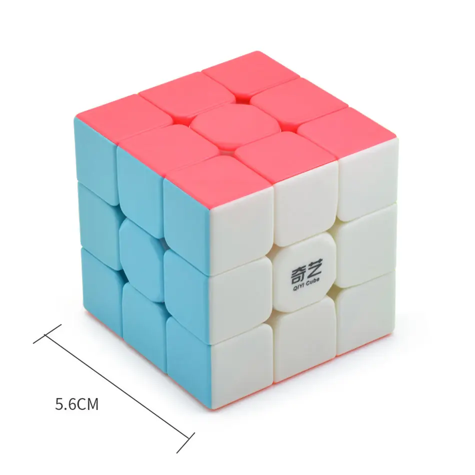 Qiyi 3x3 кубик рубика Warrior W 3x3x3 волшебный куб воин W 3 слоя Stickerless speed Cube профессиональные головоломки игрушки для детей