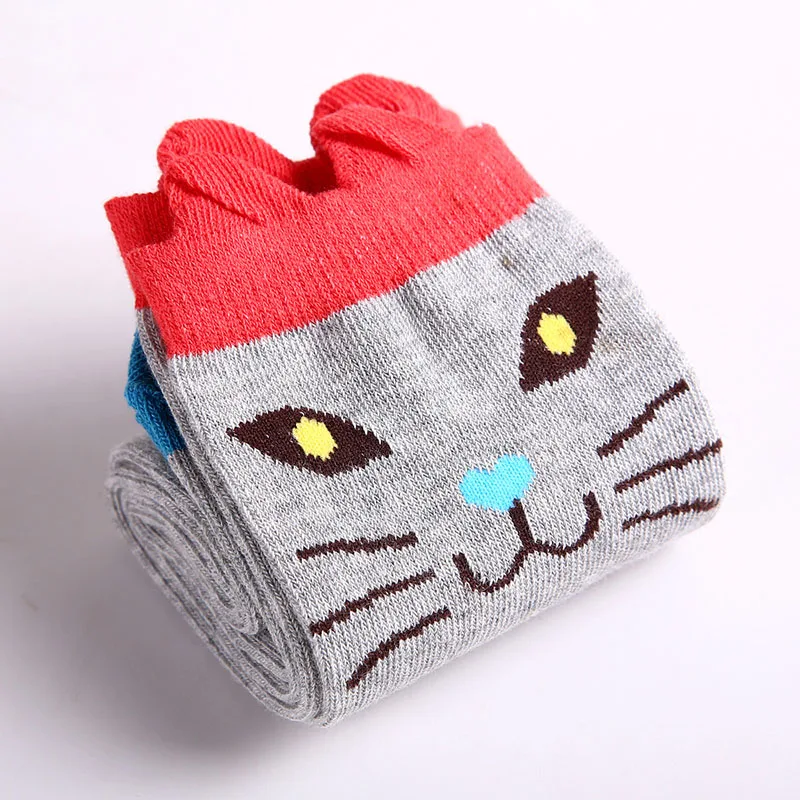 Girls Spring Autumn Tights Cartoon Cat Baby Girl Pantyhose Warm Knitted Cotton Cute Kids Stockings Baby Pantyhose Meia BB3111 (9)