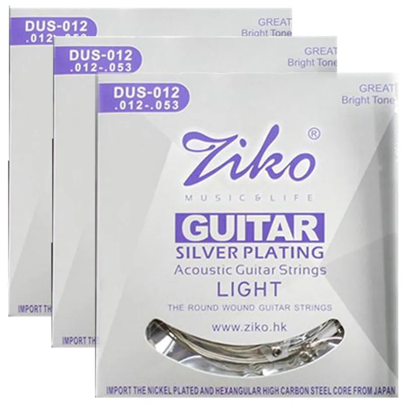 3sets/lot 012 053 DUS 012 Acoustic guitar strings guitar parts