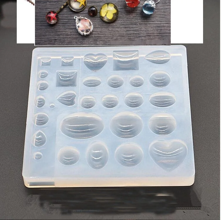 

1 piece Handmade Cabochon Silicon Mold Mould For Epoxy Resin Jewelry Making DIY Craft
