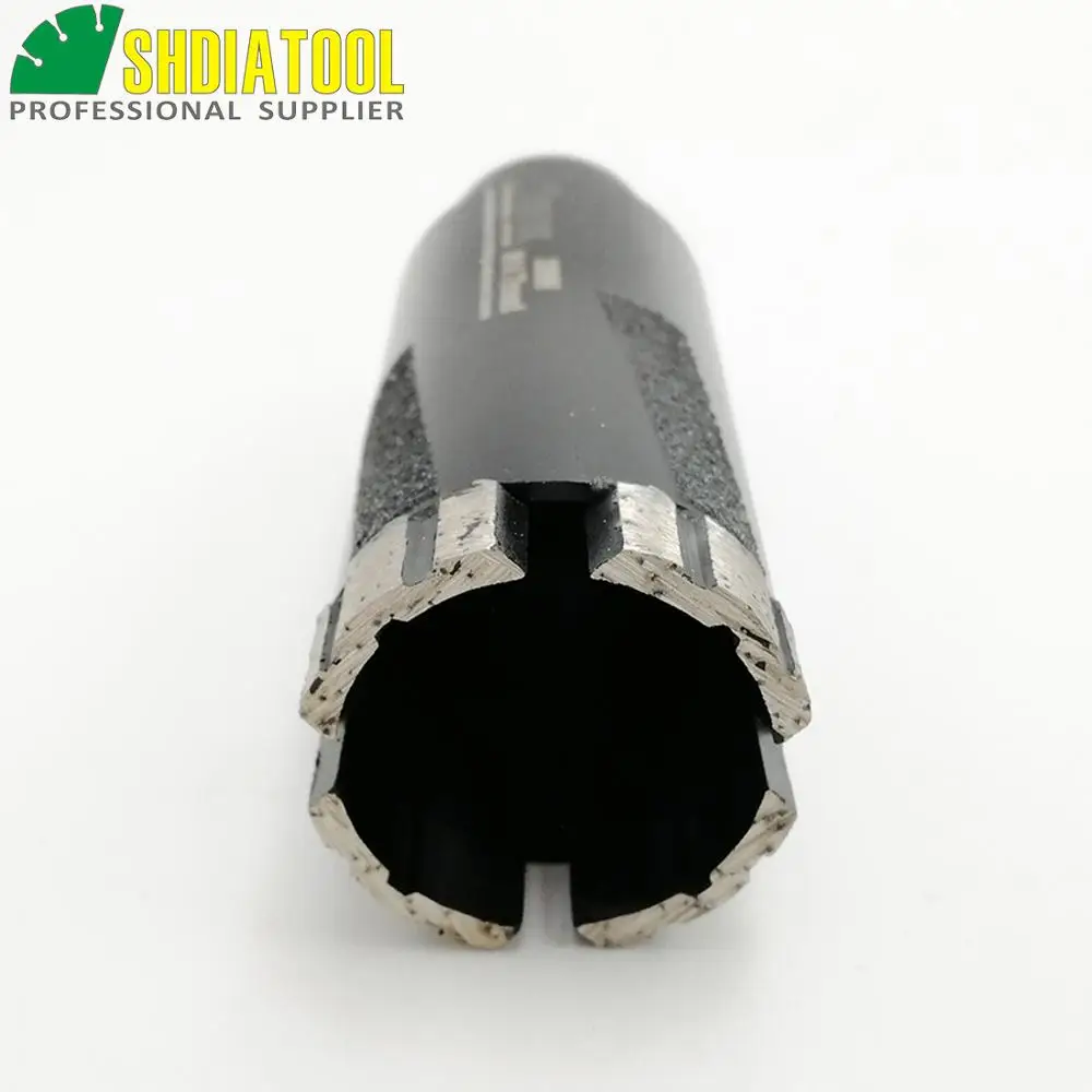 SHDIATOOL 2pcs M14 38mm Laser Welded Diamond Dry Drilling Core Bits With Side Protection Drill Bits hard granite marble Hole Saw