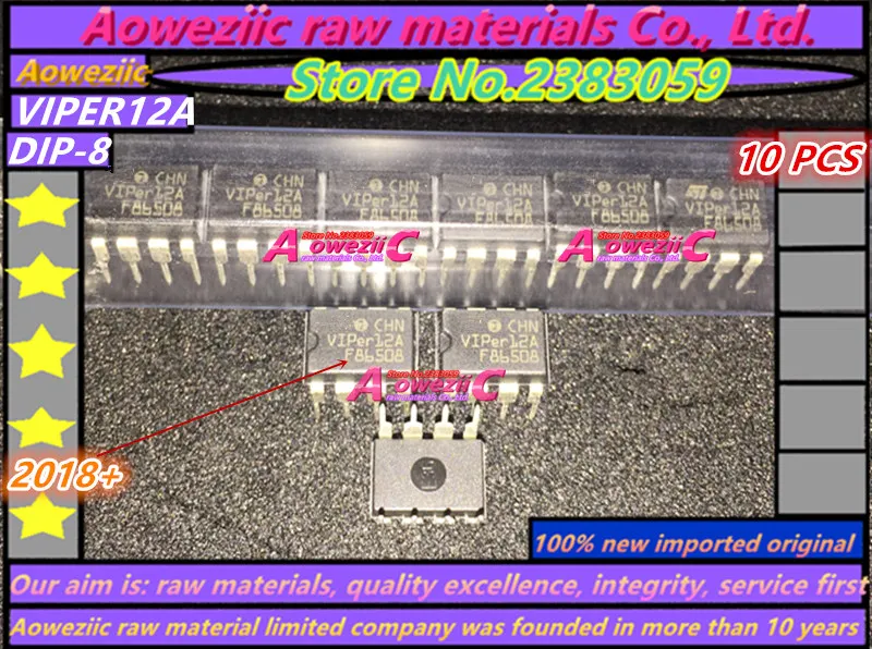 Новая импортная оригинальная VIPER12A VIPER20A VIPER22A VIPER53DIP-E DIP-8 VIPER16LN VIPER17LN VIPER27LN VIPER28LN DIP-7