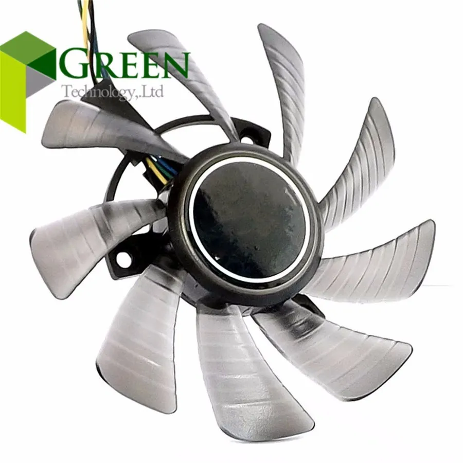 

EVERFLOW T129215SU 3X 39mm Hole Pitch 85X10MM Fan For ASUS GTX460 HD6790 HD6870 Graphics Card fan blade 12V 0.5A