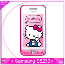 100% Оригинальные Samsung S5230 разблокирована 3.0 дюймов сенсорный экран 2MP Камера сотовых телефонов в наличии БЕСПЛАТНАЯ ДОСТАВКА