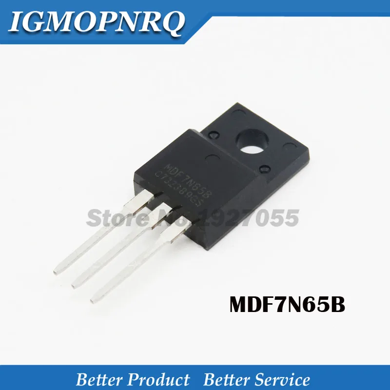 Бесплатная доставка 10 шт./лот MDF7N65B TO 220F 650V 7A новый оригинальный|lot lot|lot 10pcs |