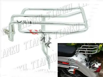

Chrome Rear Fender Luggage Rack For Fit Sportster XL883 XL 1200 Dyna Wide Glide Softail FLST FLT FLHT