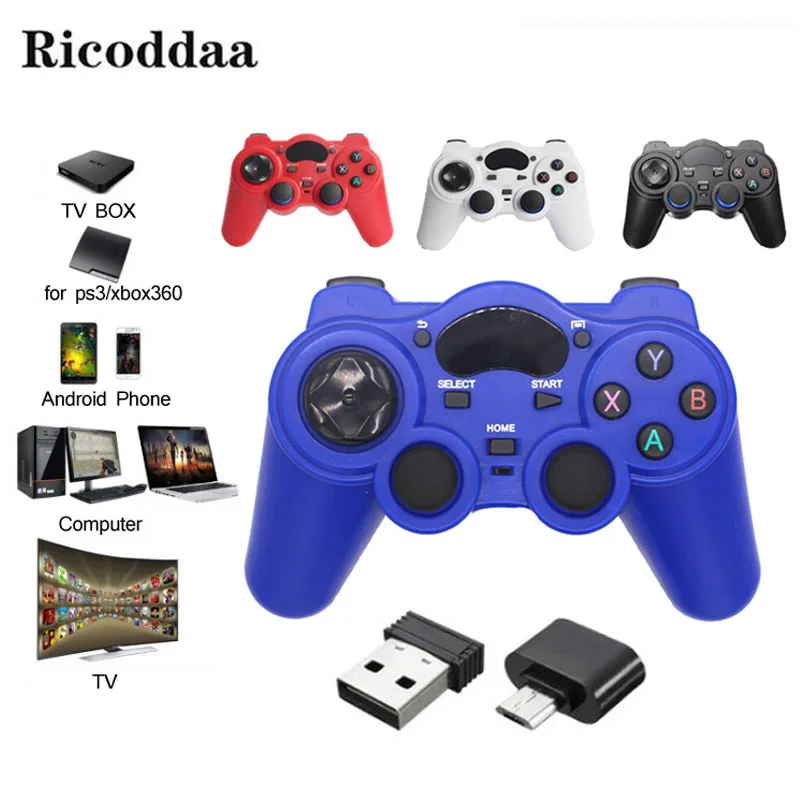 

2.4 G Controller Gamepad For Android Wireless Joystick Joypad with OTG Converter For PS3/Smart Phone For Tablet PC Smart TV Box