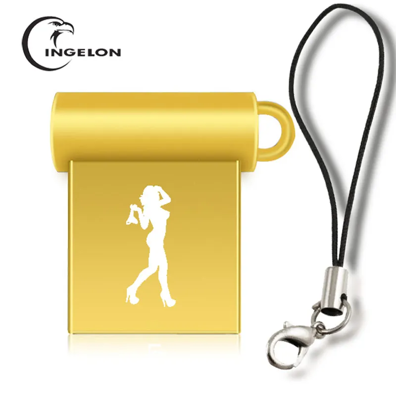 Лучший Ingelon металла флэш накопитель 32 ГБ карту флэш памяти с интерфейсом usb 32 ГБ мини флешки DJ Пользовательские DIY Единорог Starwars дропшиппинг 2018 Memory ...