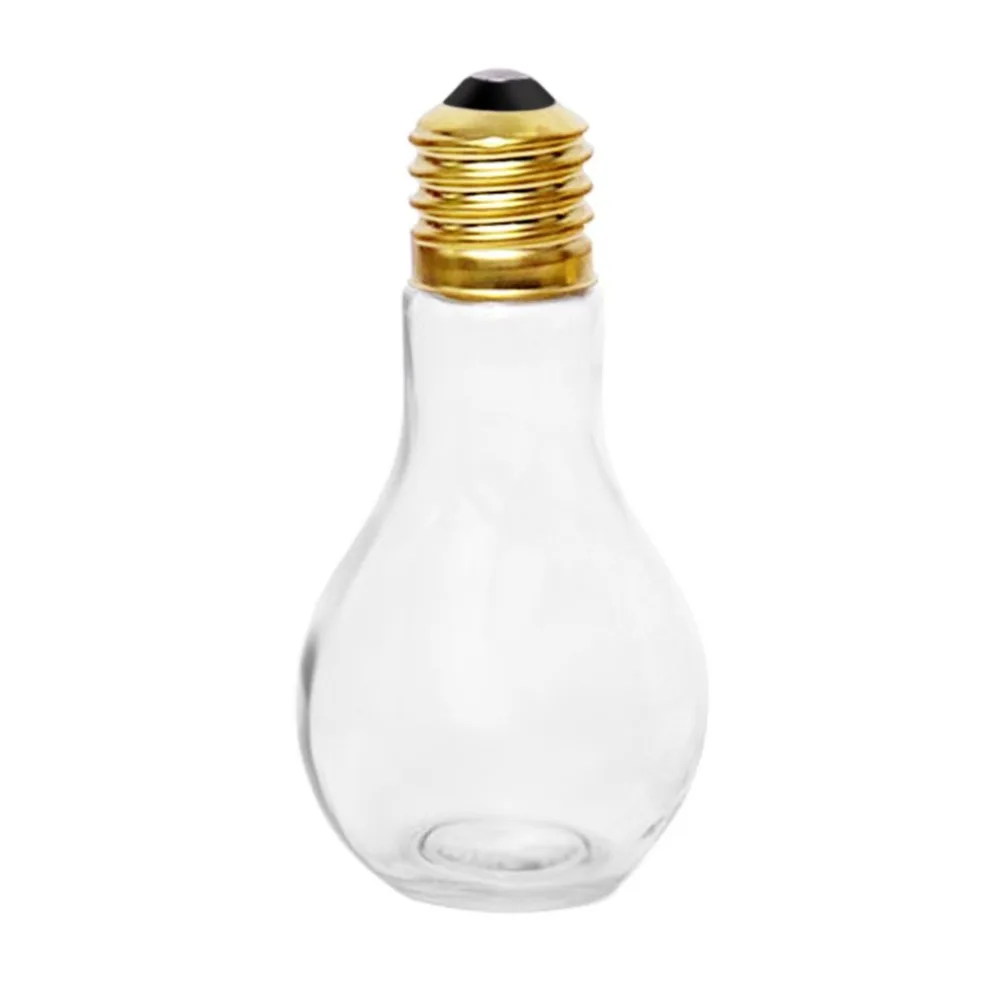 Креативная лампа бутылка для воды для короткой моды милый Молочный Сок светильник форма лампы герметичная стеклянная бутылка Вечерние